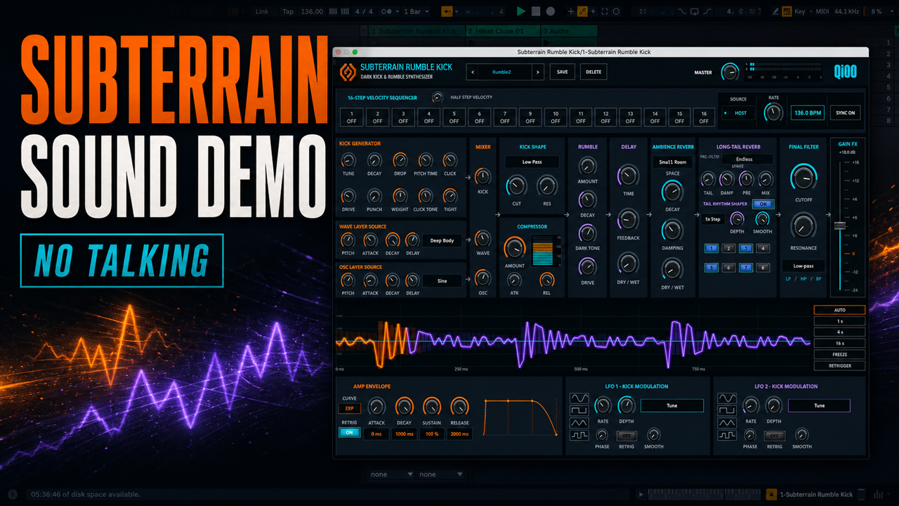 SUBTERRAIN sound demo — no talking